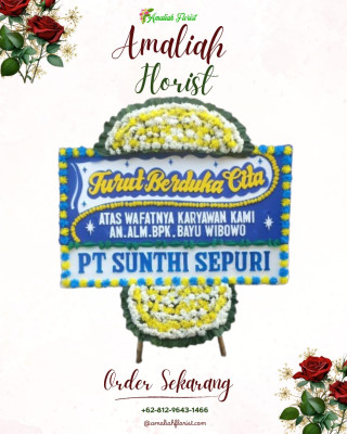 Papan Bunga Duka di Kwarakan