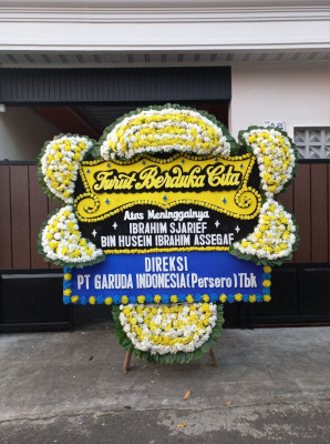 Papan Bunga Duka di Kwarakan